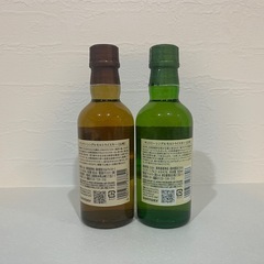 【未開封】国産ウイスキー　白州&山崎　ミニボトル 180mlの画像