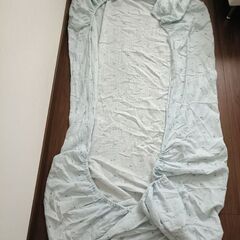 ニトリ　シングルベットシーツの画像