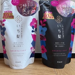 【新品】いち髪 10%増量‼︎ スムースケア シャンプー＆コンディショナー 各2の画像