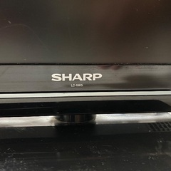 【SHARP】テレビ　※専用外付けHDD付きの画像