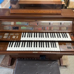 YAMAHA ヤマハ　エレクトーン　FS-30　レトロ　電子ピアノ　椅子付きの画像