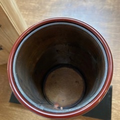 輪島塗　花瓶　鶴　木箱　一輪挿しの画像