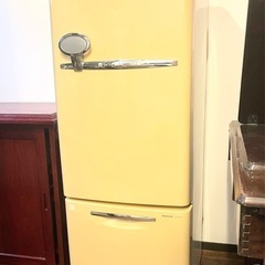 レトロデザイン冷蔵庫　ナショナルWILL NR-B16RA 162Lの画像