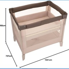 美品！aprica ベビーベッド　ベビーサークルの画像
