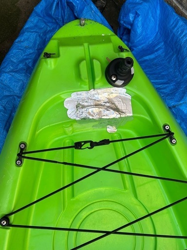 10フィートカヤック　ホンデックス魚探付き　フルセット
