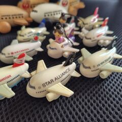 プルバック飛行機まとめ売りの画像