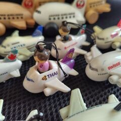 プルバック飛行機まとめ売りの画像