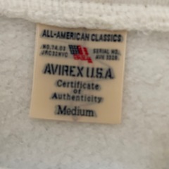 AVIREX パーカーの画像