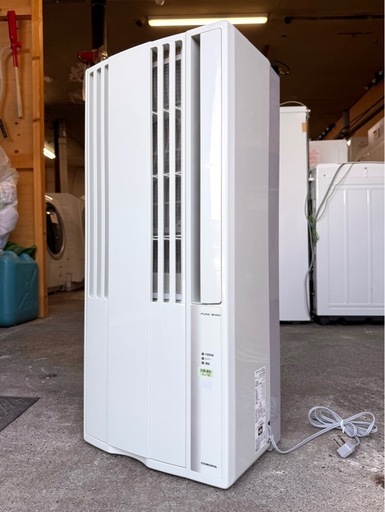 札幌市内配送可 美品 24年製 コロナ ReLaLa ルームエアコン ウインドエアコン CW-1824R 標準窓枠付き