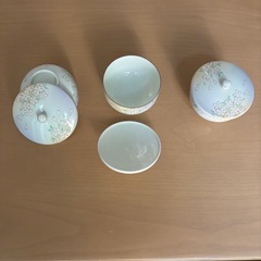 湯呑み(花柄)3組の画像
