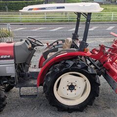 鹿児島発　ヤンマー24馬力ディーゼルトラクターEF224　パワステ　モンローオートの画像