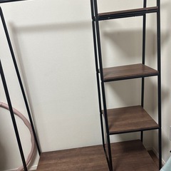 
ハンガー2WAYタイプ(ボード1枚+ラック付き)ブラック の画像
