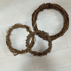 リース土台　１点追加しました　6点まとめて¥50の画像