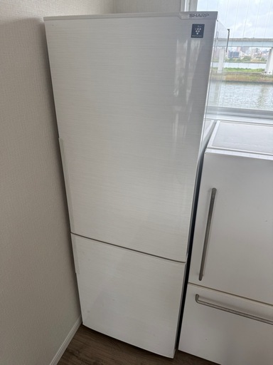 シャープ 2ドア　冷蔵庫 SJ-PD27D-W