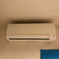 話し中)交換用のエアコンの用意と取付をお願いします