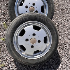 貴重な日本製ホイール5j13 pcd114.3タイヤホイール4本セットの画像