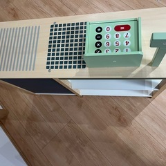 おままごと スーパーマーケット レジスターセット お店屋さん ごっこ遊び ショップ店員ごっこ 知育玩具 親子遊び 室内ゲーム 木製 キッズ ベビー 子供 の画像