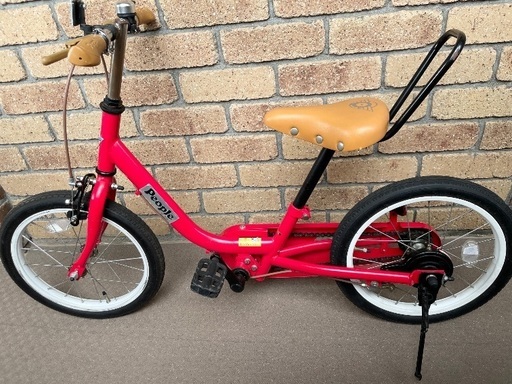 【子供用自転車】People ピープル ケッターサイクル  16インチ 赤