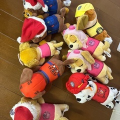 パウパトロールぬいぐるみの画像