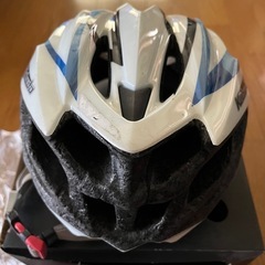 KABUTO ジュニア　自転車ヘルメット ホワイト・ブルの画像