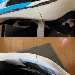 KABUTO ジュニア　自転車ヘルメット ホワイト・ブルの画像