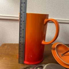 ル・クルーゼ　コーヒープレス オレンジの画像