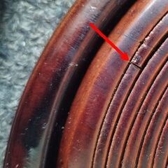 木製　バリ島のアンティーク　フルーツバスケット 折りたたみ かご 収納 鍋敷きの画像