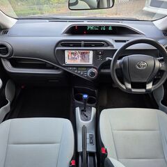 アクア☆車検令和8年6月☆純正SDナビ☆CDオーディオ☆ワンセグTV☆Bluetoothオーディオ☆ETC☆キーレスエントリーの画像