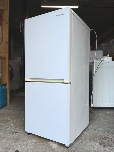 札幌市内配送可 18年製 Hisense ハイセンス 134L 2ドア冷蔵庫 HR-G13A-W 右開き