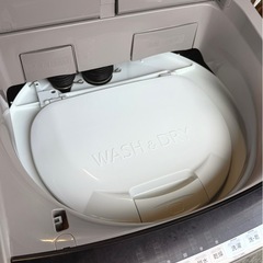 札幌引取り歓迎 18年製 日立 HITACHI ビートウォッシュ 縦型洗濯乾燥機 BW-DV100B-N 洗濯10kg/乾燥5.5kgの画像