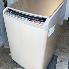 札幌引取り歓迎 18年製 日立 HITACHI ビートウォッシュ 縦型洗濯乾燥機 BW-DV100B-N 洗濯10kg/乾燥5.5kgの画像