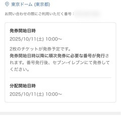 オアシスのLIVEチケット SS席【2枚】の画像