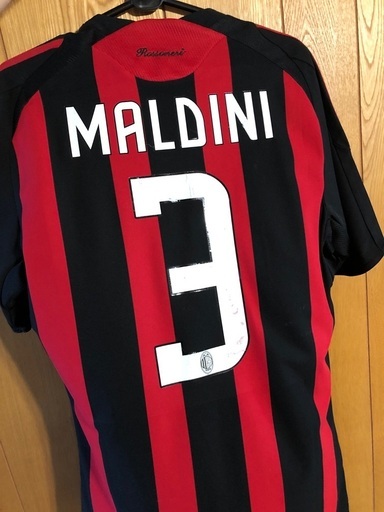 パオロマルディーニ　ACミラン　ラストシーズンユニフォーム
