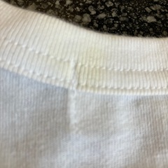 K2509-160 COMME des GARCONS Tシャツ ホワイト レディース Mサイズ ホワイト 色あせ汚れ有りの画像