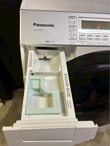 【成約済み】Panasonicドラム式洗濯機 NA-VX700AL 2019年 洗濯10kg