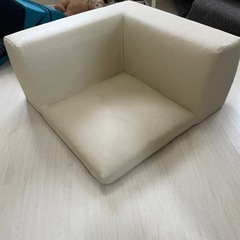 ◇あげます　2点セット◇合皮フラットソファーの画像