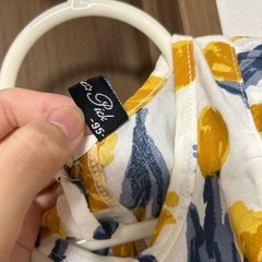 【party pick】チューリップ柄ワンピース 95cmの画像