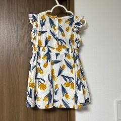 【party pick】チューリップ柄ワンピース 95cmの画像