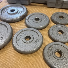 バーベル用の重りの画像