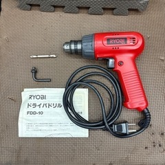 リョービ　100Vドライバードリル中古美品お譲りしますの画像