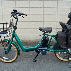  {受付中}🔴⭐️2023⭐🔴電動自転車 パナソニック ギュット 中古 子供乗せ アシスト 090803の画像