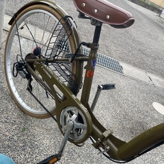26インチ　折りたたみ自転車　6段変速付の画像