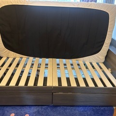 【譲ります】シングルベッドフレーム(マットレスも可)の画像