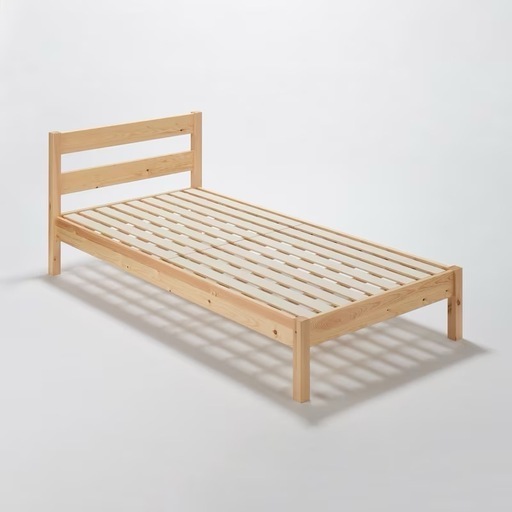 無印　木製ベッドパイン材 サイズ：シングル 商品番号：12052135