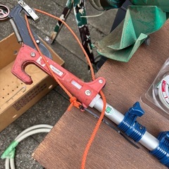 マキタ草刈り機100v 高枝切りハサミのセットの画像