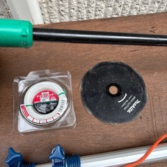 マキタ草刈り機100v 高枝切りハサミのセットの画像