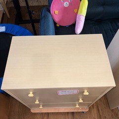 チェスト✨️収納💟状態良いです🌈タンスシェルフ棚3段収納家具の画像