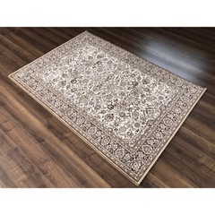 ペルシャ風 ラグ ブラウン ベージュ系 絨毯 200cm×140cm 長方形の画像