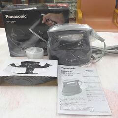 未使用 Panasonic 衣類スチーマー NI-FS350 2014年製 ブラック アイロン 2WAY パナソニック 西岡店の画像