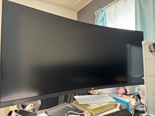 HKCモニター TG34C3U 34インチ/21:9 超湾曲 曲面 ウルトラワイド3440×1440 VA 144Hzディスプレイ HDMI×2,DisplayPort×1